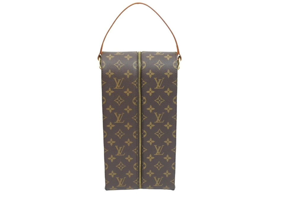 Louis Vuitton Wine Carrier Canvas Monogram Brown